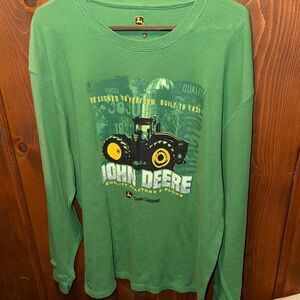 John Deere Green Tractor Graphic Shirt